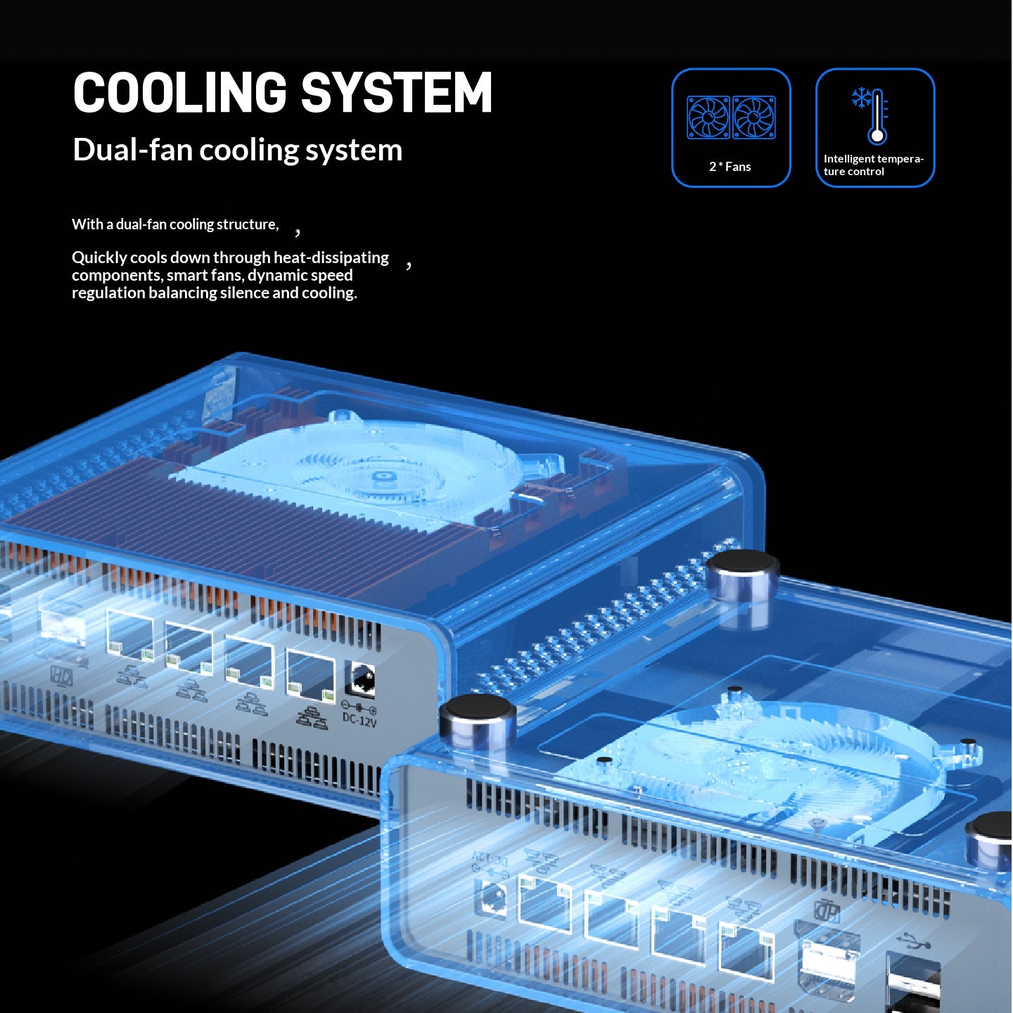 Maiyunda M1 Mini Plus Series Mini NAS (Intel N100/N305, 4×2.5G Ports, 5-Bay All-Flash)