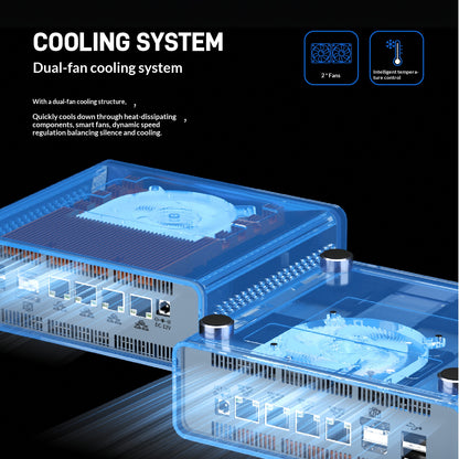 Maiyunda M1 Mini Plus Series Mini NAS (Intel N100/N305, 4×2.5G Ports, 5-Bay All-Flash)