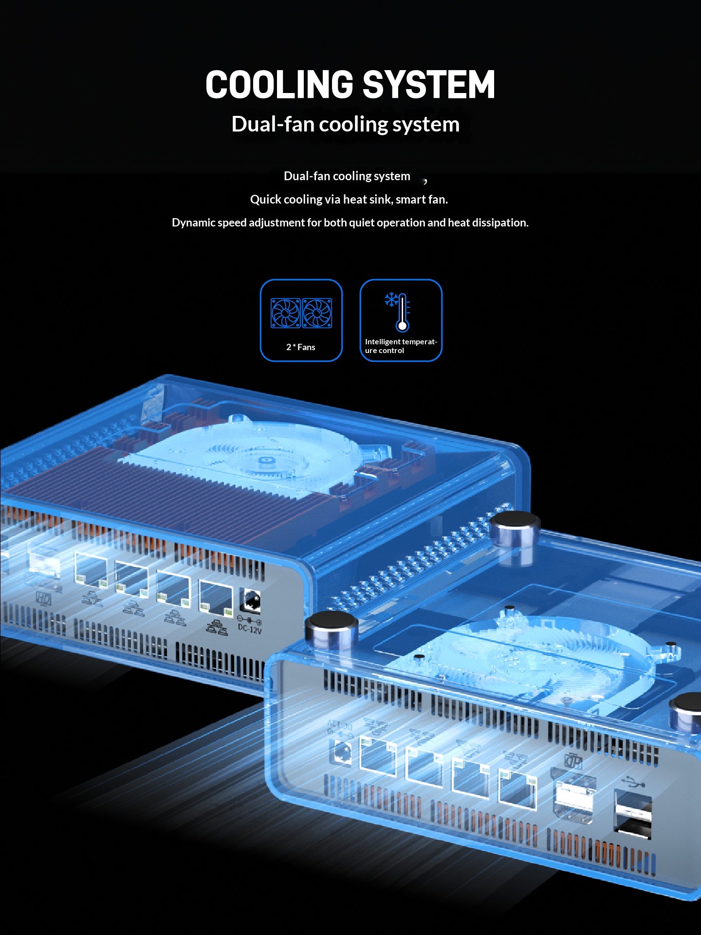 Maiyunda M1 Mini Pro Mini NAS (Intel N100/N305, All-Flash, 4×2.5G Ports)