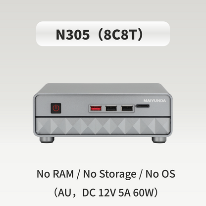 Maiyunda M1 Mini Plus Series Mini NAS (Intel N100/N305, 4×2.5G Ports, 5-Bay All-Flash)