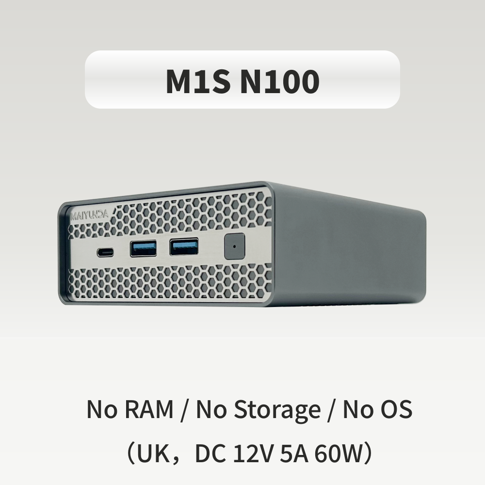 Maiyunda M1S Mini NAS (Intel N100/N150, All-Flash, 2.5G Multi-Port)