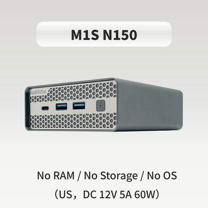 Maiyunda M1S Mini NAS (Intel N100/N150, All-Flash, 2.5G Multi-Port)
