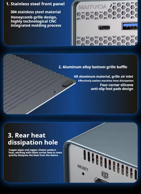 Maiyunda M1S Mini NAS (Intel N100/N150, All-Flash, 2.5G Multi-Port)